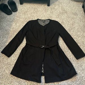 Chico’s Black Label Longline Belted Blazer